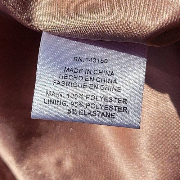 Anthropologie Chloe Oliver S Brown Napoli Textured Velvet Blazer 883 - Picture 5 of 8
